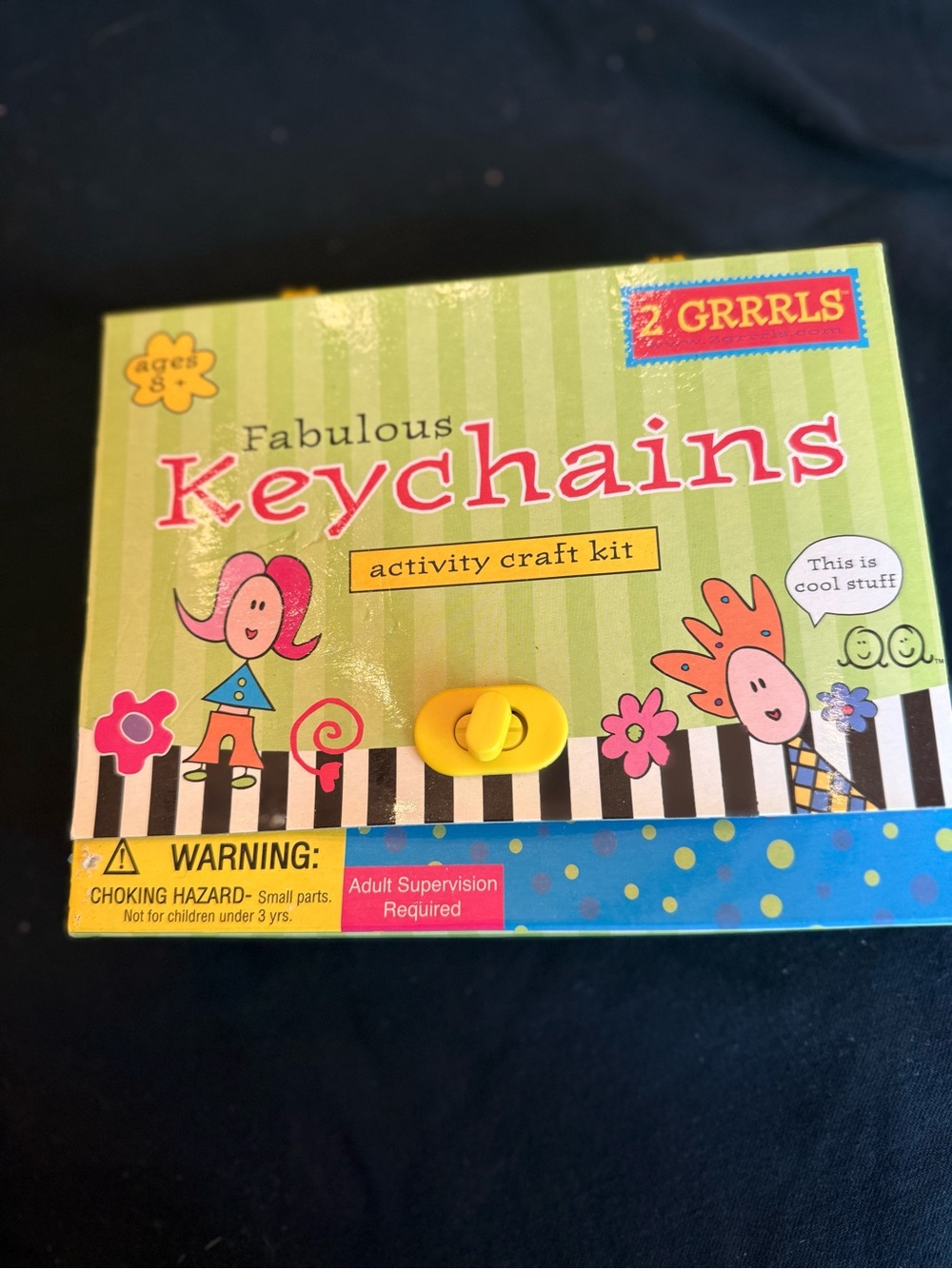 2 GRRRLS Fabulous Keychains Activity Craft Kit